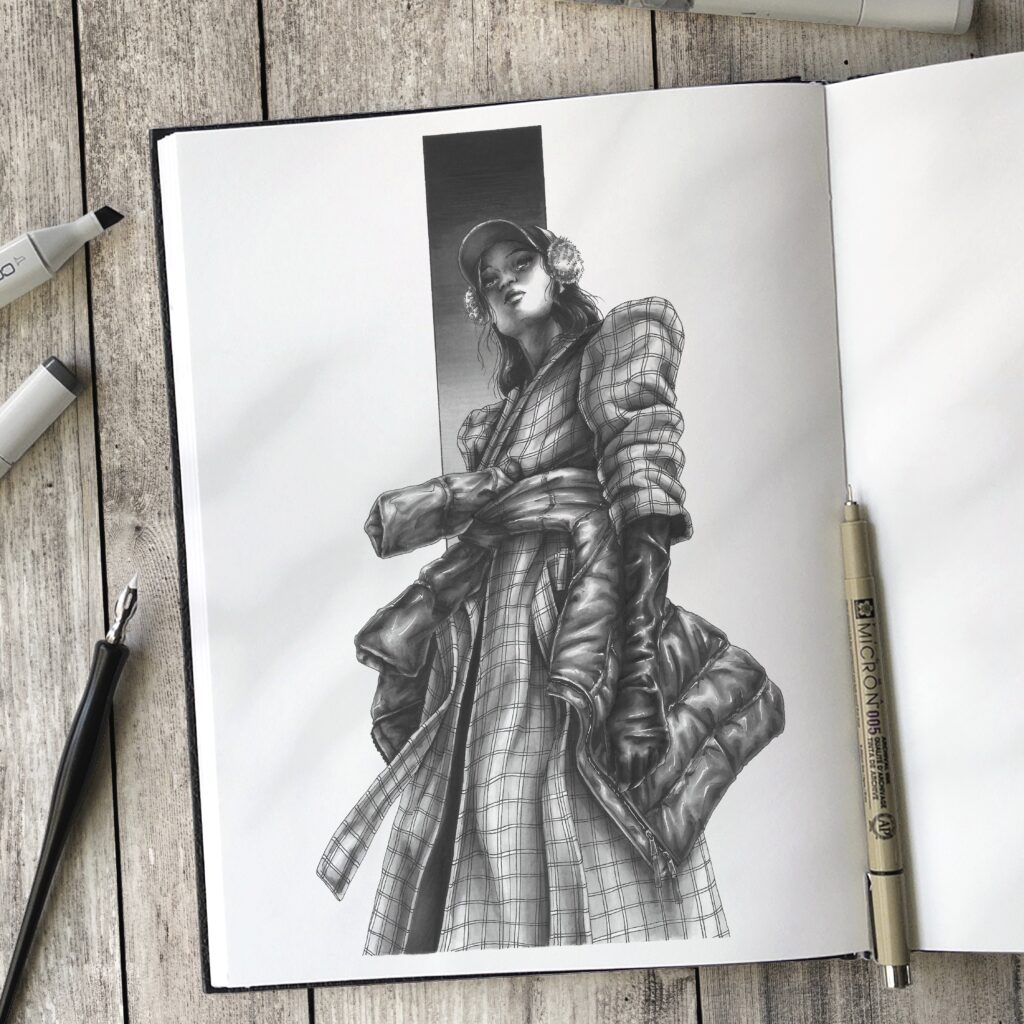 Fashion Sketch by JustLabs
